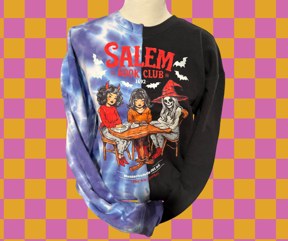 Salem Book Club Split Sweatshirt