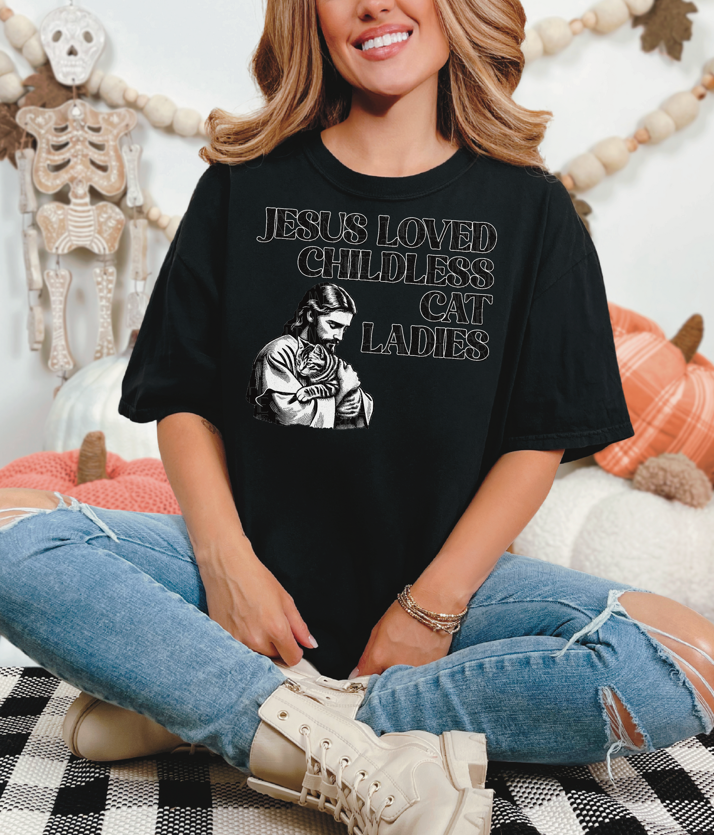 Jesus Loved Childless Cat Ladies