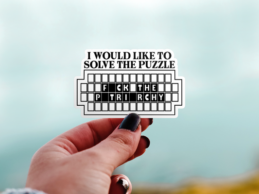 I Would Like To Solve The Puzzle