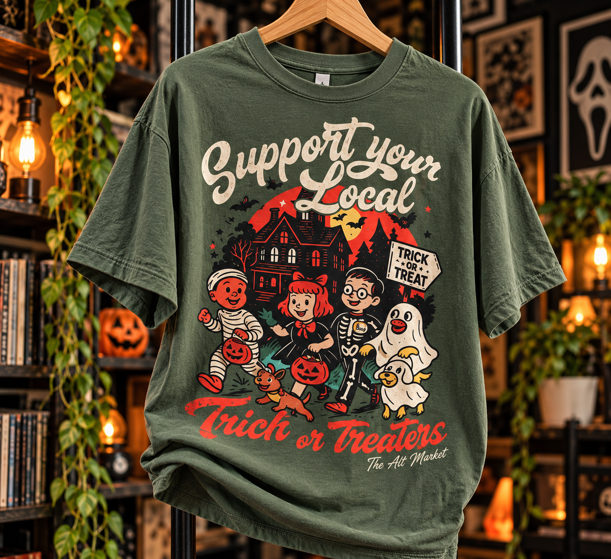 Support Your Local Trick or Treaters Tee